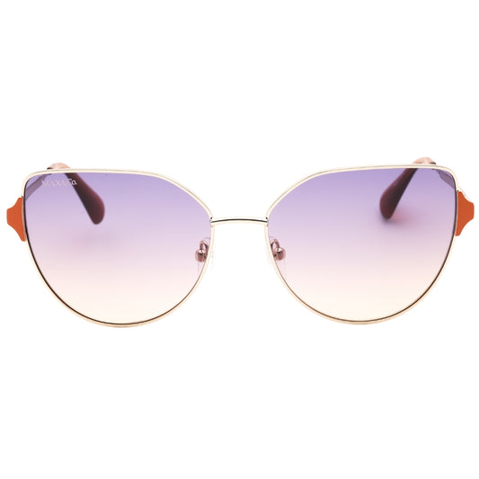 Max & Co Mo0082 32Z Gold / Gradient Or Mirror Violet Sunglasses One Size