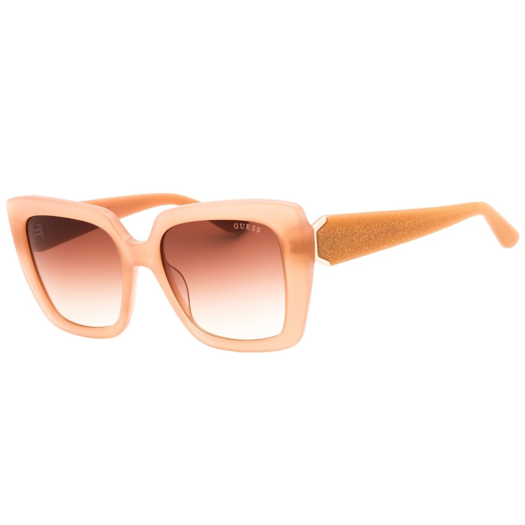 Guess Gu7889 57F Shiny Beige / Gradient Brown Sunglasses One Size