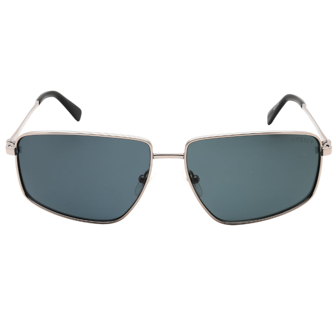 Guess Gu00088 08D Shiny Gunmetal / Smoke Polarized Sunglasses One Size