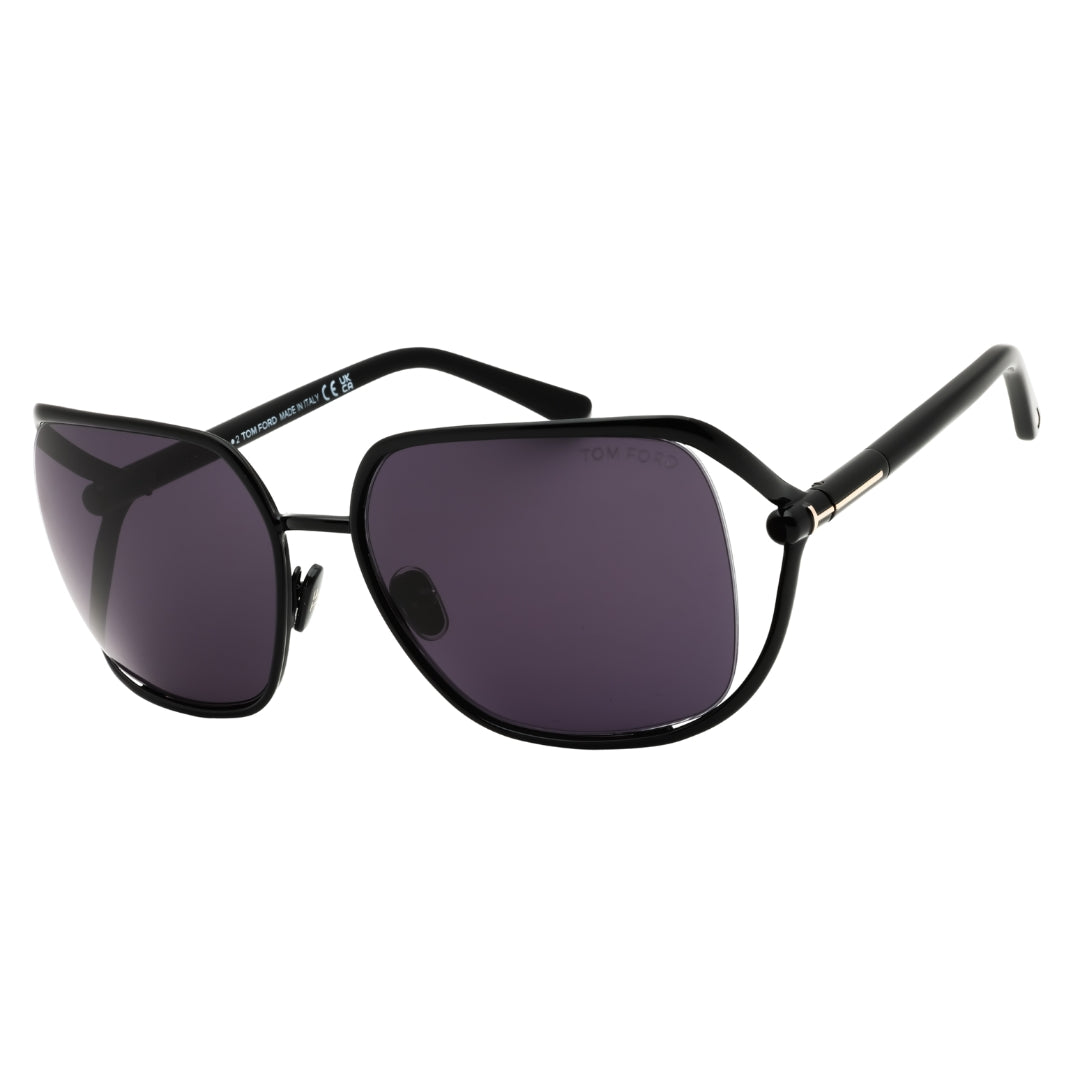 Tom Ford Ft1092 01A Shiny Black / Smoke Sunglasses One Size
