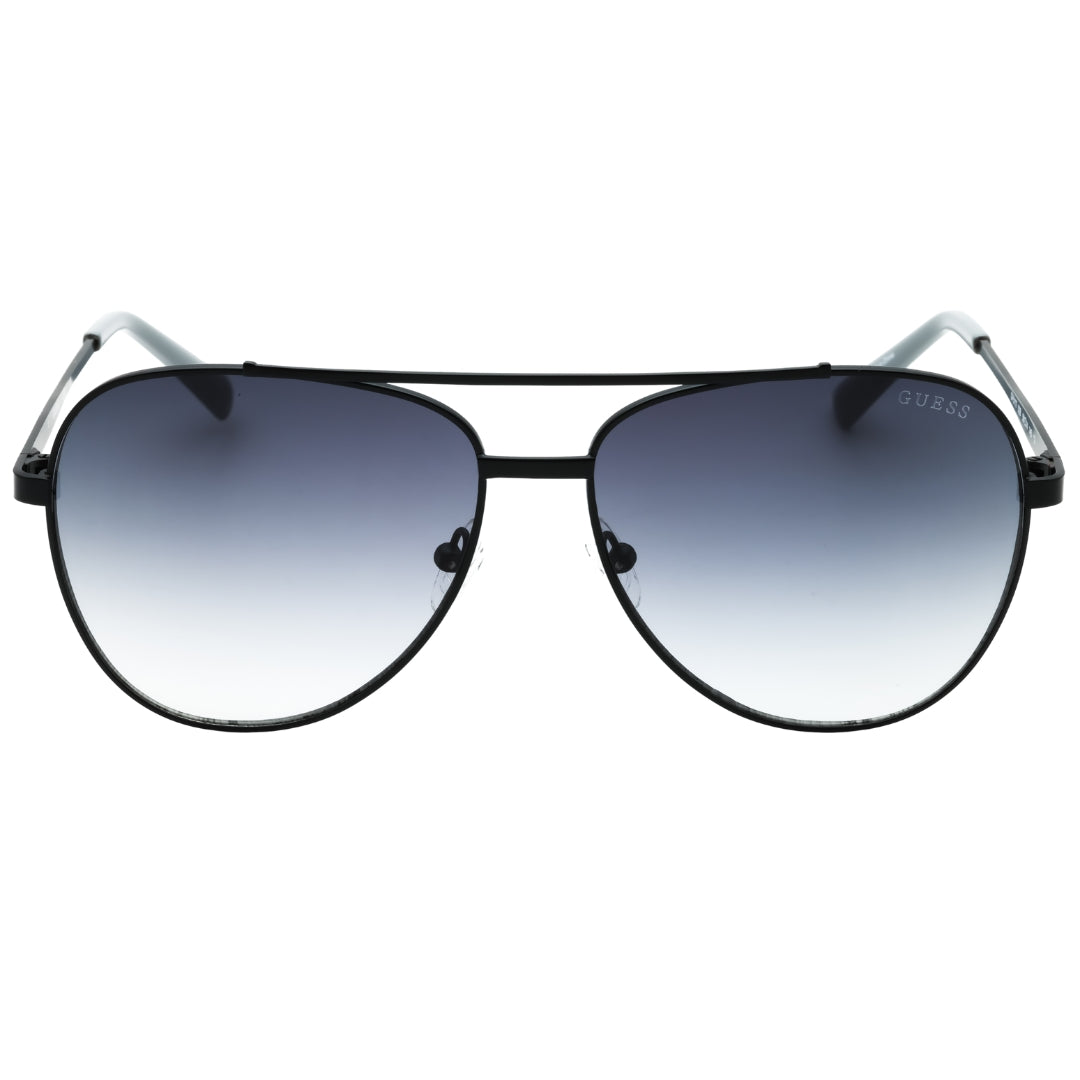 Guess Gradient Smoke Matte Black Sunglasses One Size
