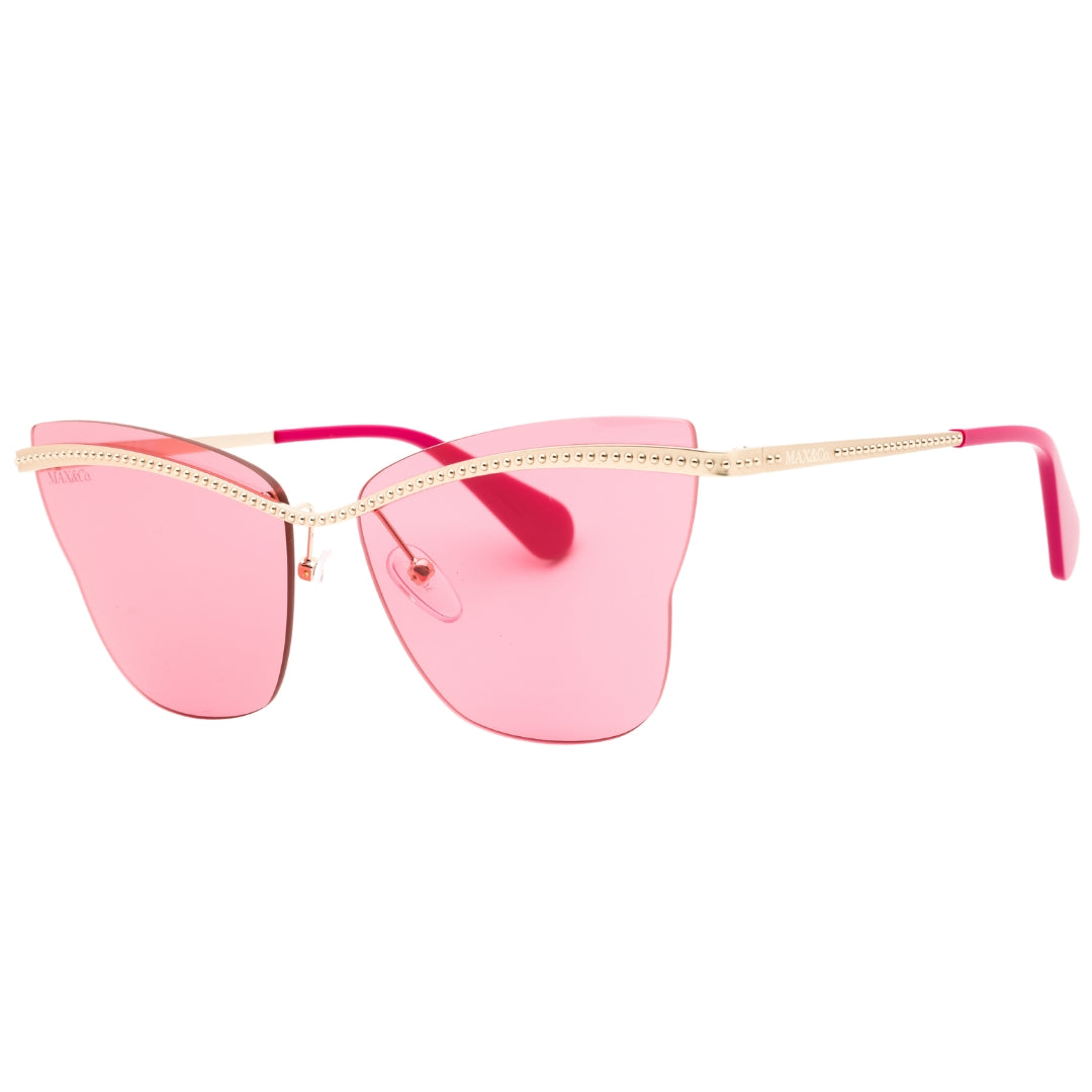 Max & Co Mo0103 32S Gold / Bordeaux/ Gradient Smoke Sunglasses One Size