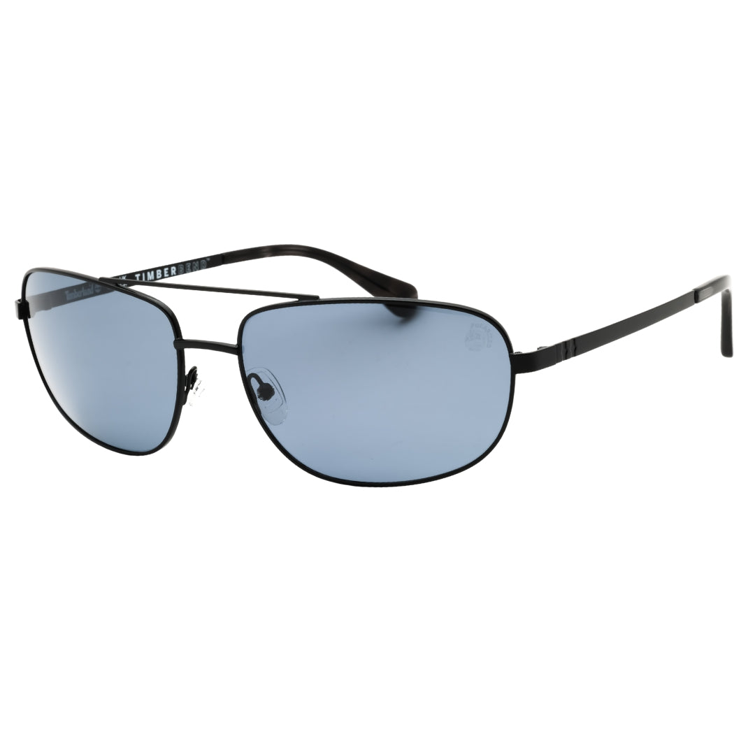 Timberland Smoke Polarized Lens Black Sunglasses One Size