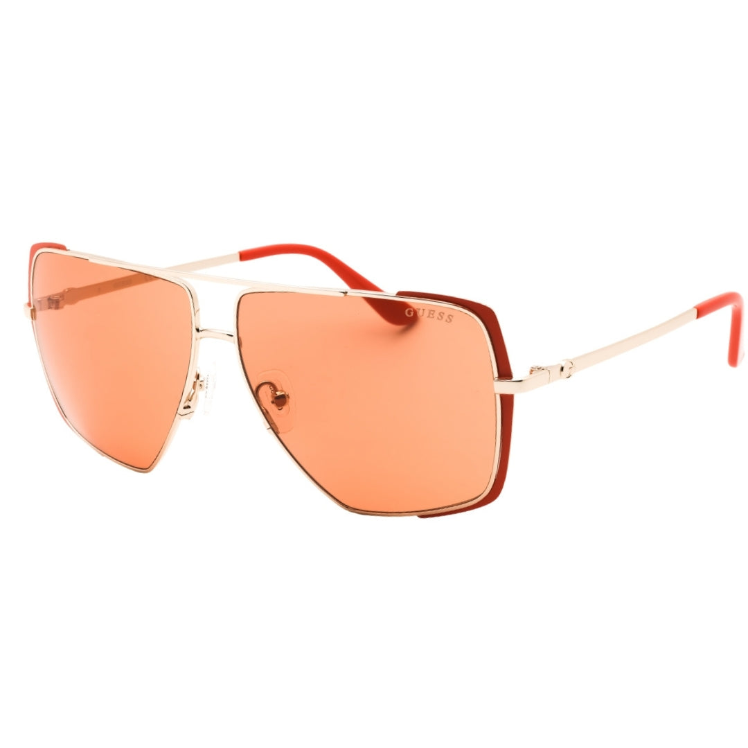 Guess GU00220 43E matte orange / brown Sunglasses Female 62X12X140 One Size