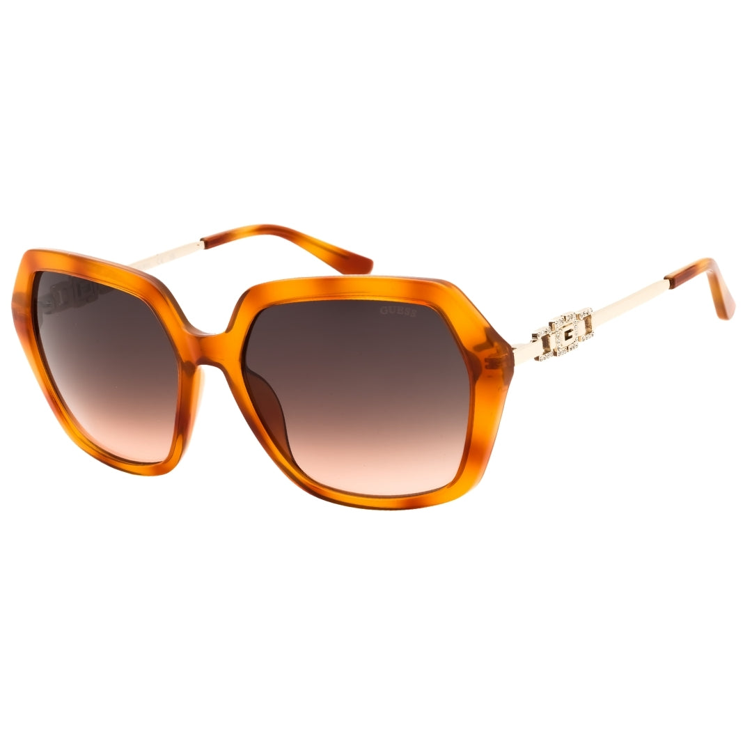 Guess Gu00267 53F Blonde Havana / Gradient Brown Sunglasses Female 57X17X140 One Size