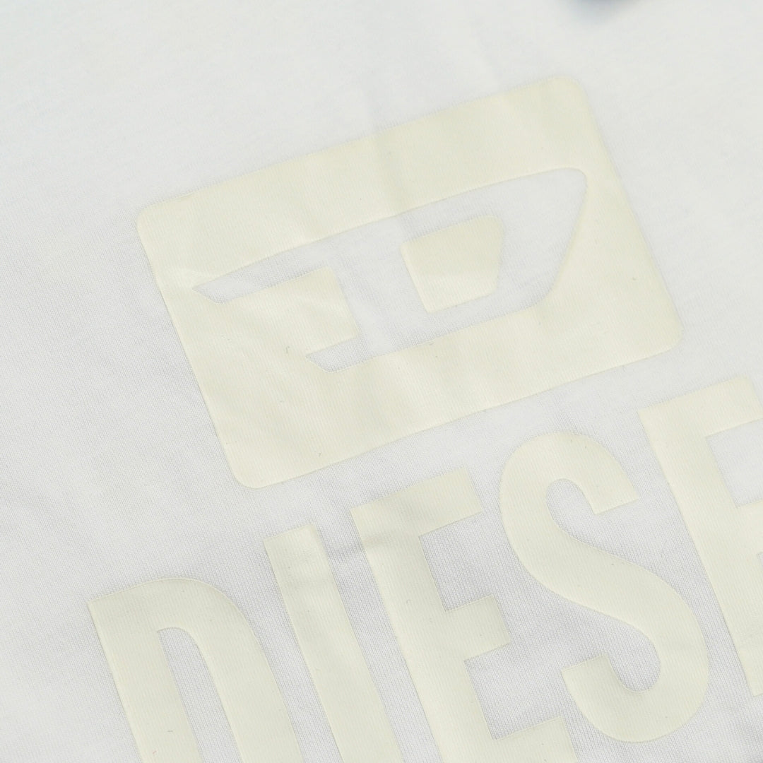 Diesel Monotone Logo Bright White T-Shirt