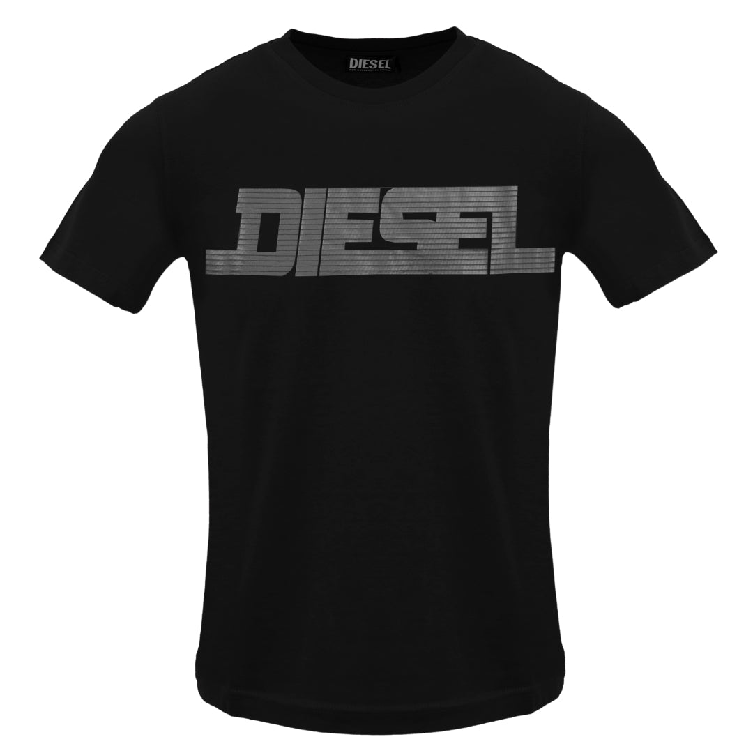 Diesel Monotone Logo Black Caviar T-Shirt