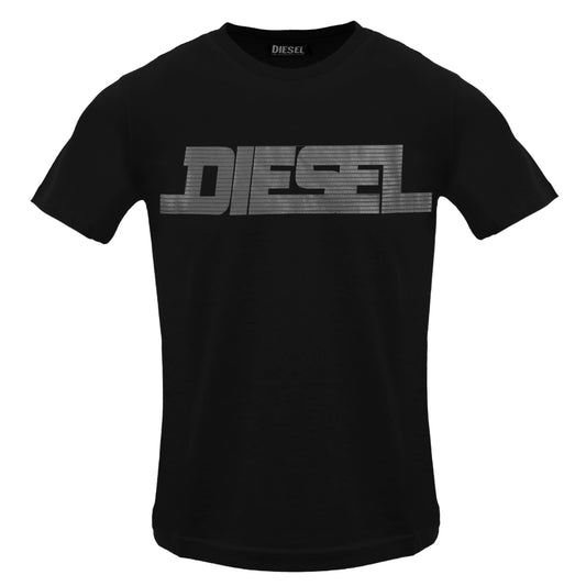 Diesel Monotone Logo Black Caviar T-Shirt