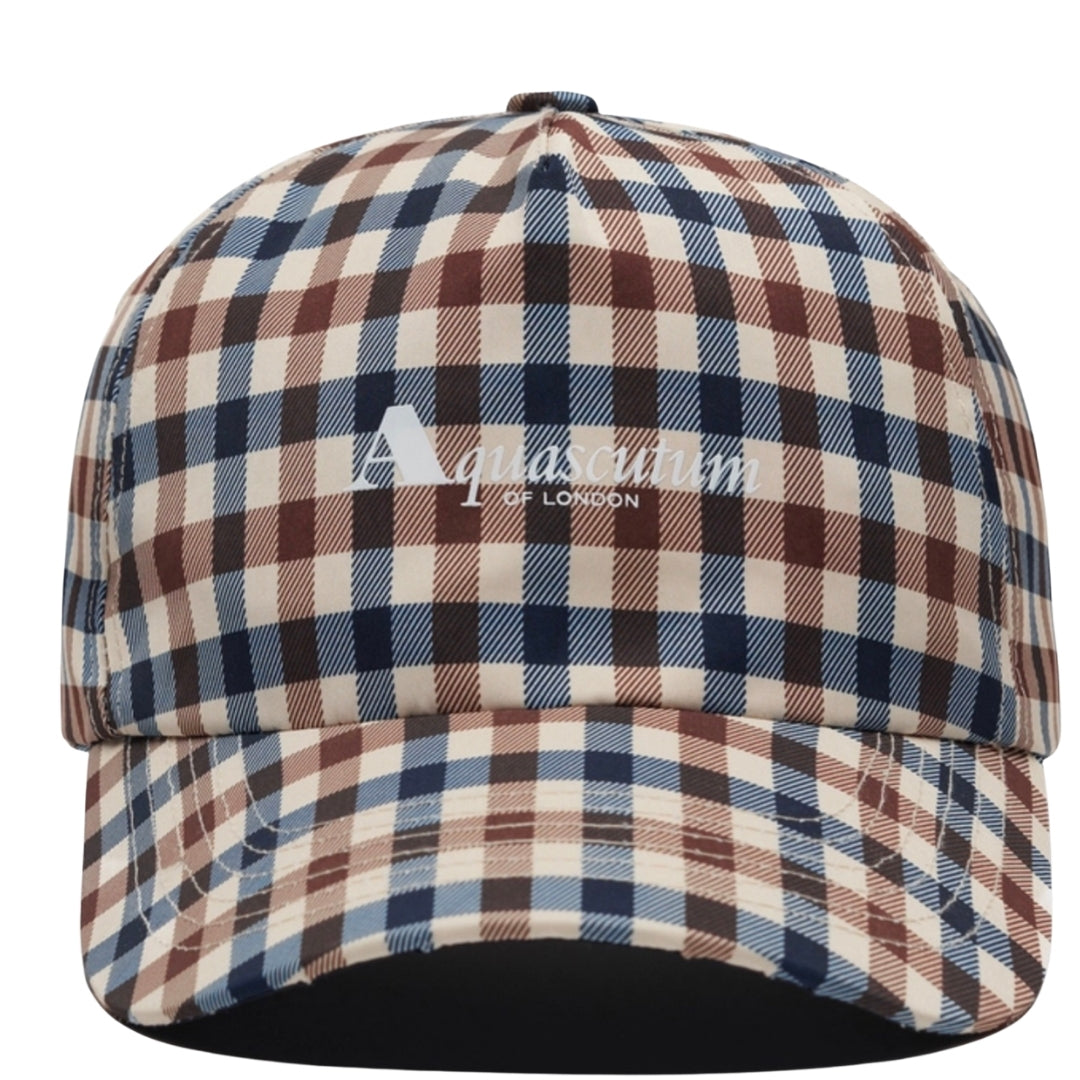 Aquascutum Active Active Cap Club Check Beige Cap One Size