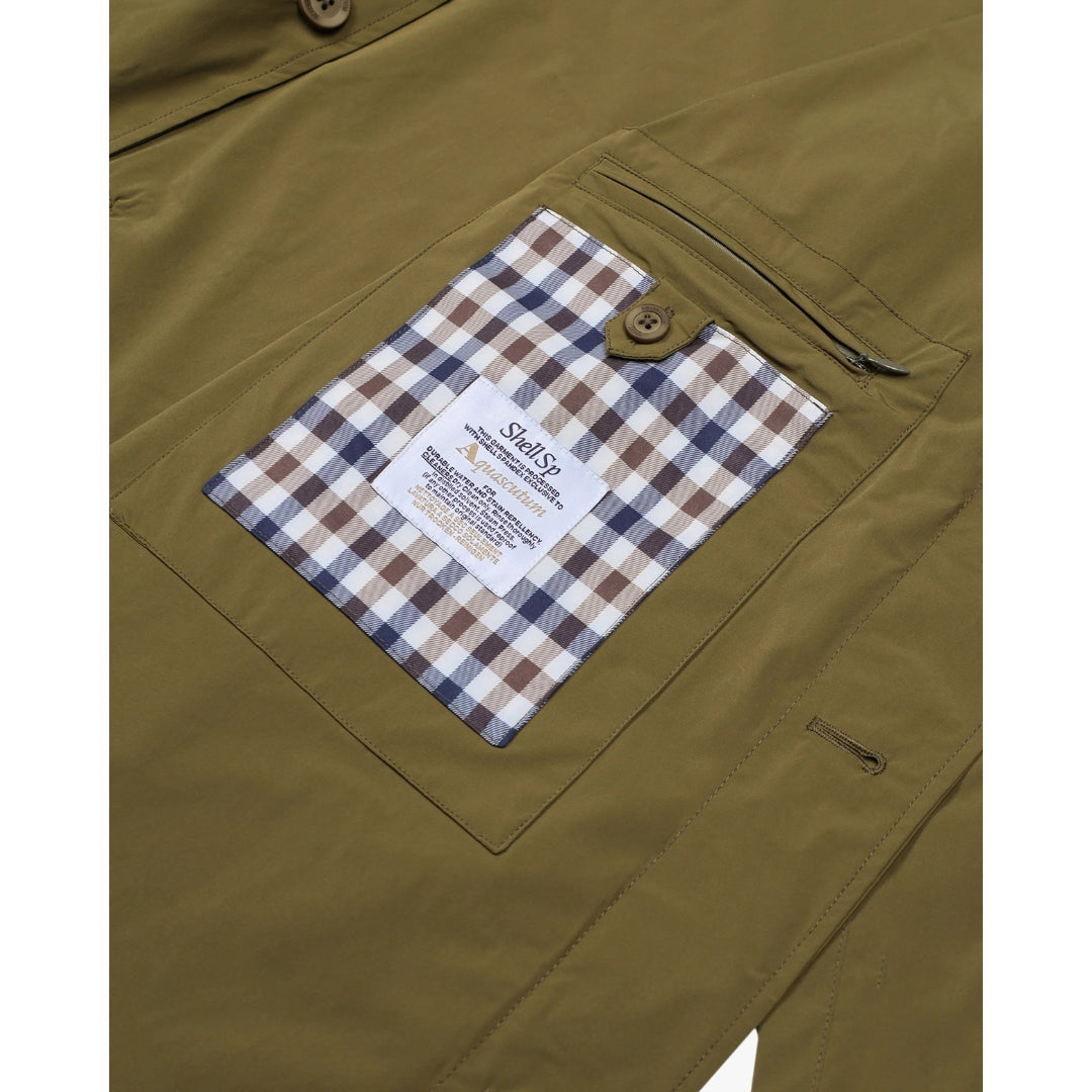 Aquascutum Active Stretch Caban Army Green XL