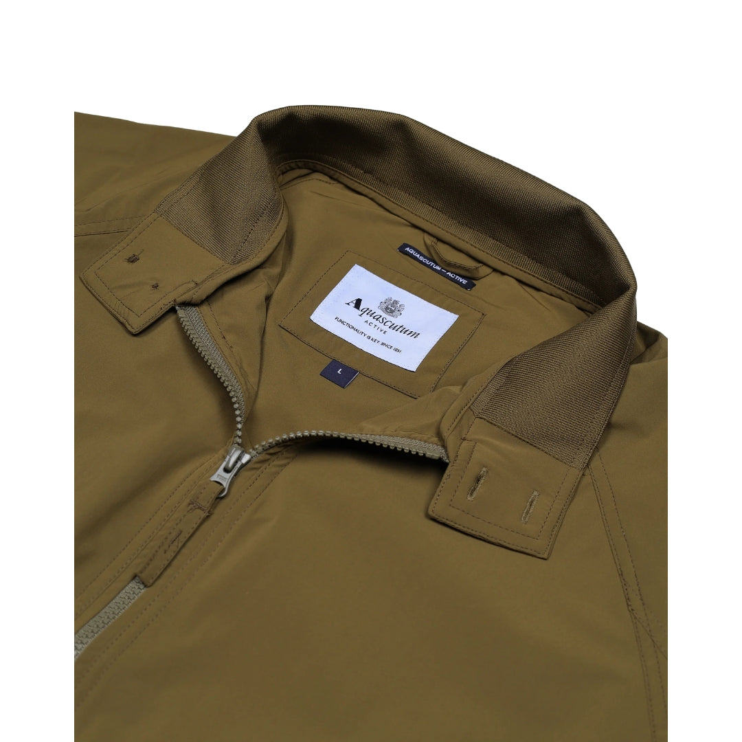 Aquascutum Active Stretch Harrington Army Green S