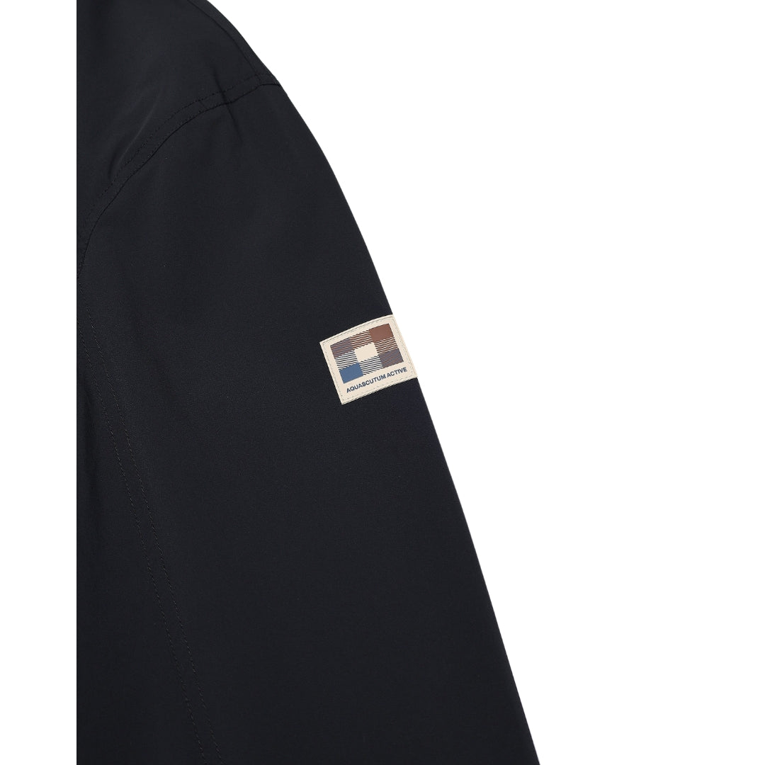 Aquascutum Active Hooded Stretch Windbreaker Navy M