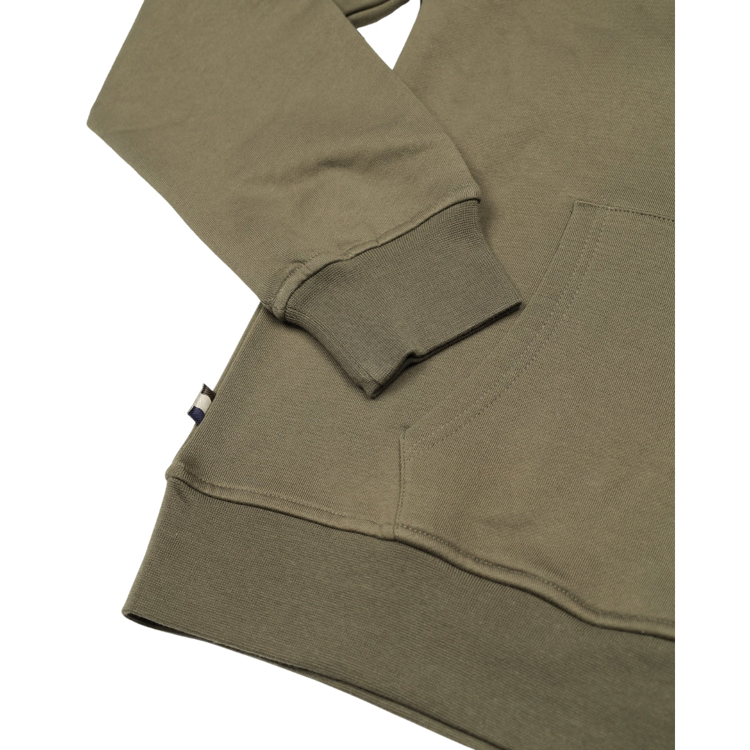 Aquascutum Active Big Logo Hoodie Army Green S