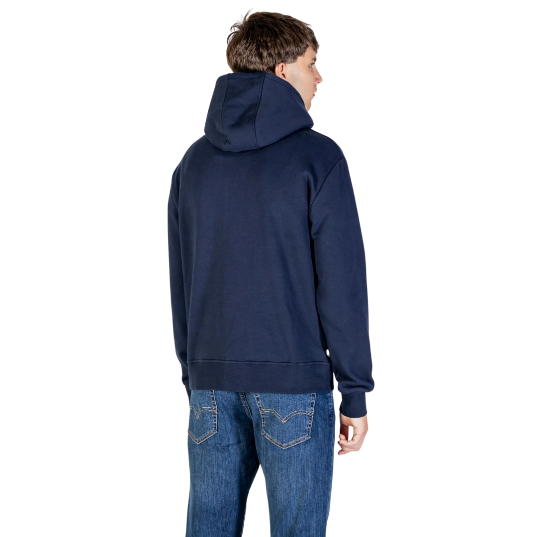 Aquascutum Active Big Logo Hoodie Navy L