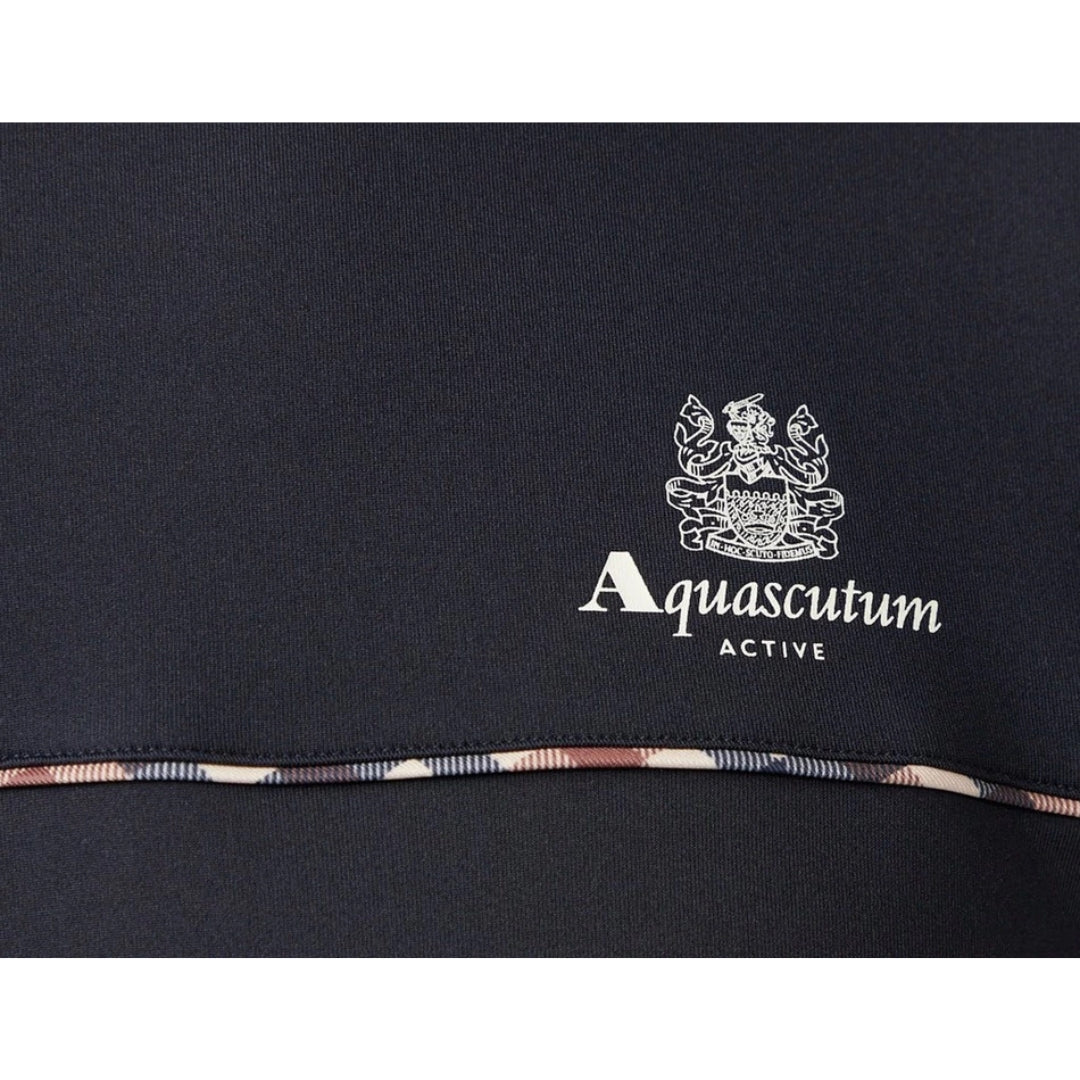 Aquascutum Active Stretch Piping T-Shirt Navy M