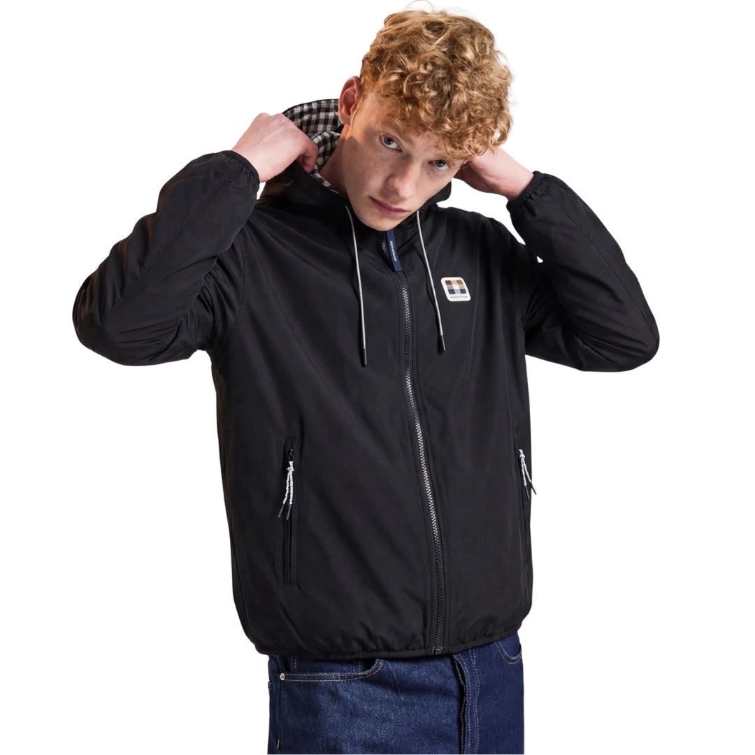 Aquascutum Active RLG BADGE REVERSIBLE SAILOR AA_B006_JK017 16 Black Jacket Mens XXXL