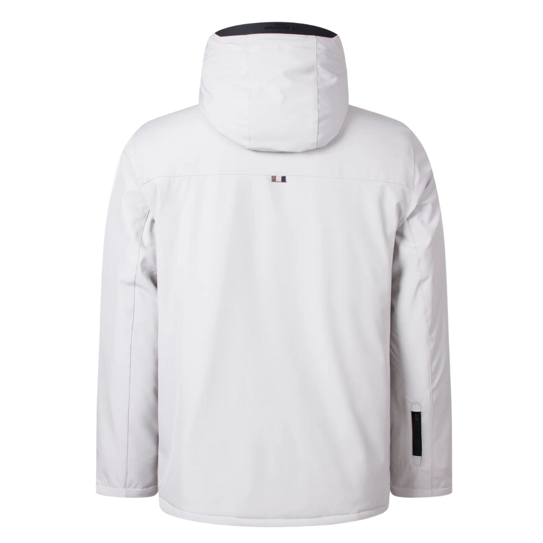 Aquascutum Active Shell Mid White Parka Jacket