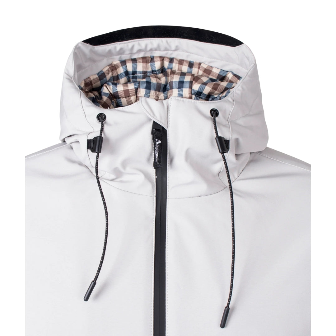 Aquascutum Active Shell Mid White Parka Jacket