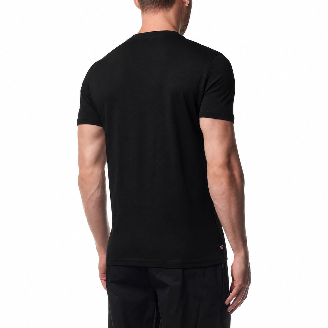 Aquascutum Active Classic Logo Black T-Shirt