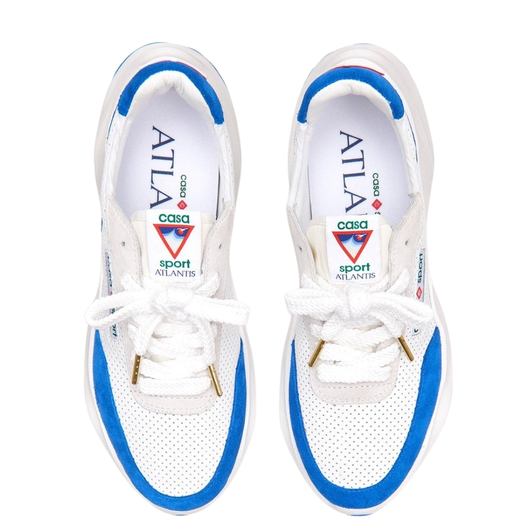 Casablanca Atlantis Sneaker White Blue Shoes