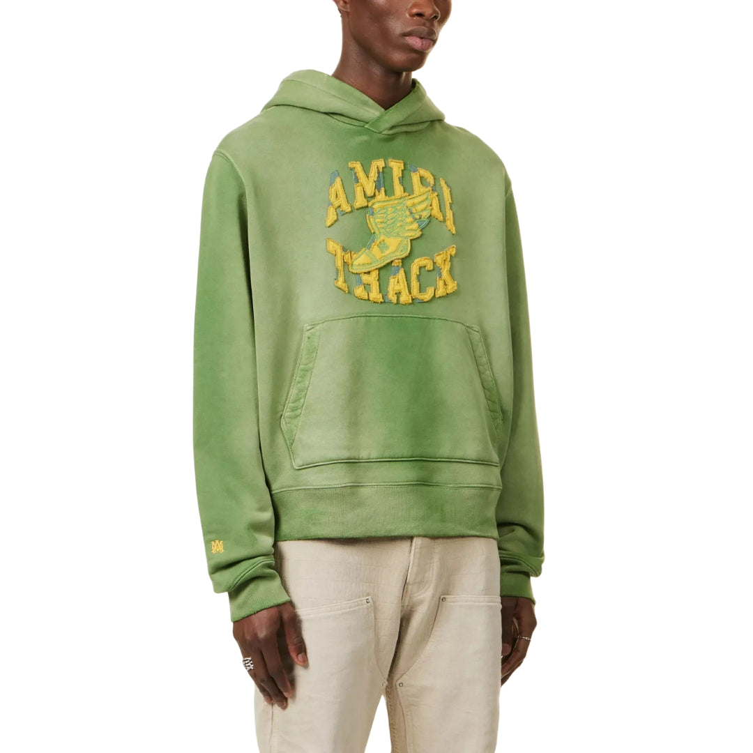 Amiri Track Hoodie Green