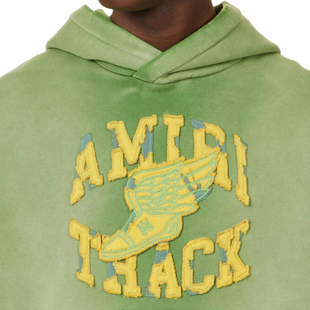 Amiri Track Hoodie Green