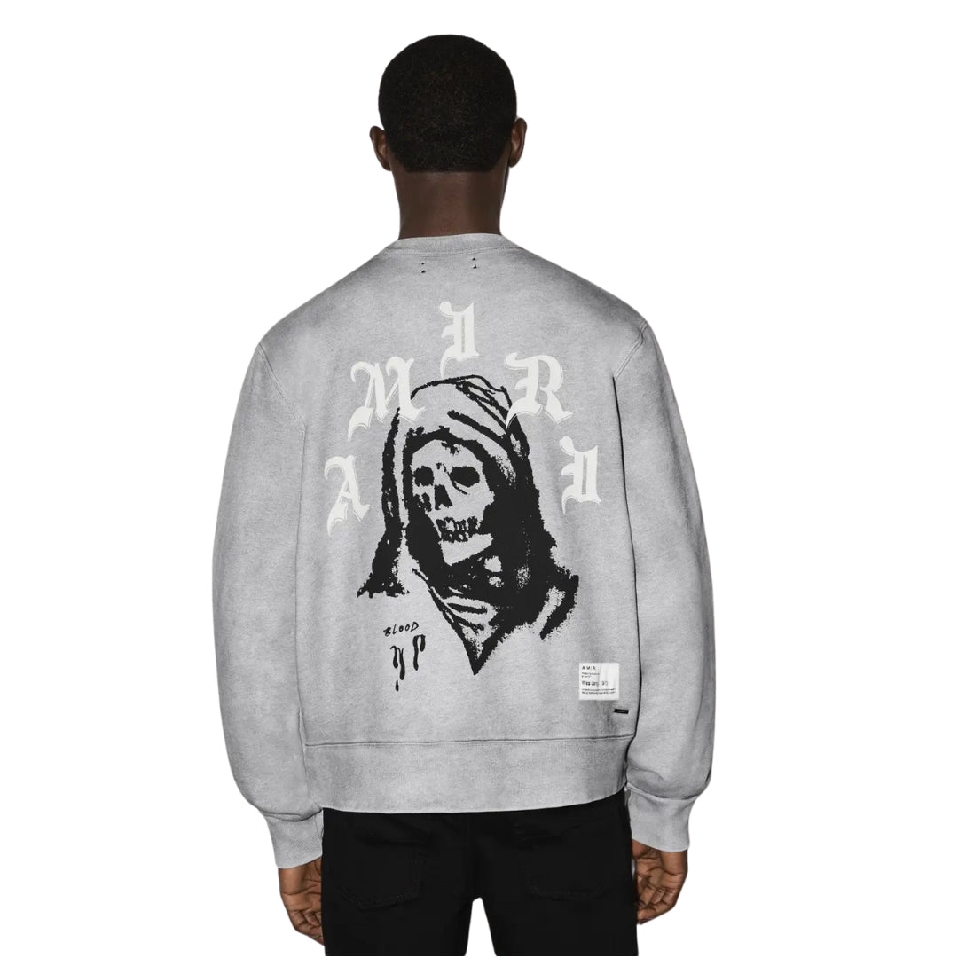 Amiri Wes Lang Solar Kings Crew Heather Grey