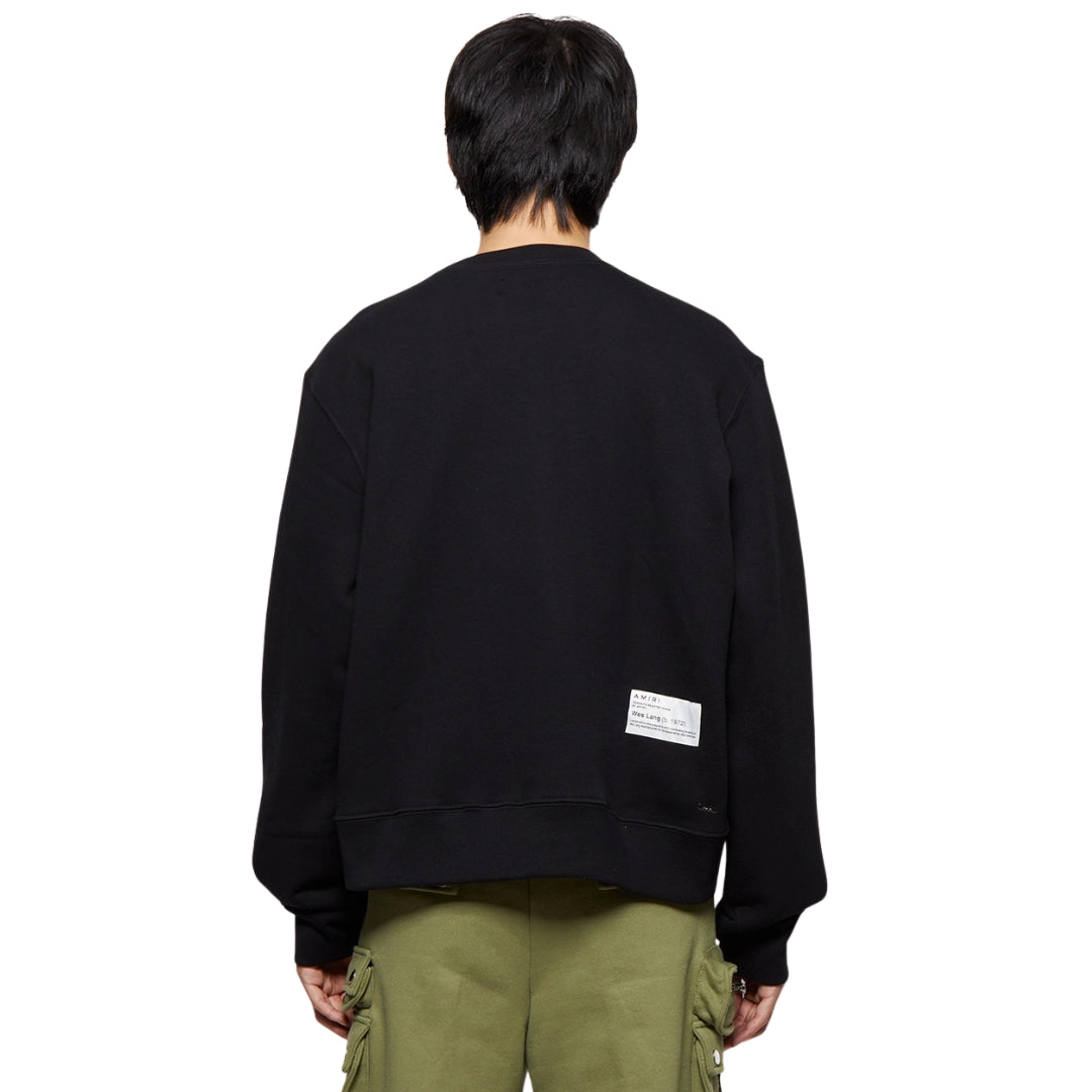 Amiri Wes Lang X Amiri Logo Crew Black