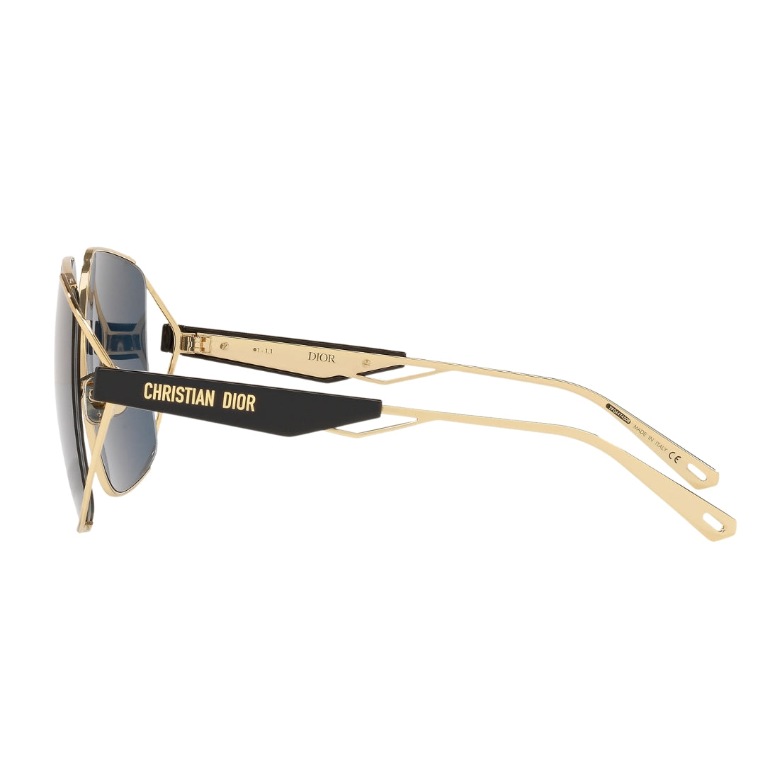 Dior ArchiDior Gold Framed Blue Lens Sunglasses