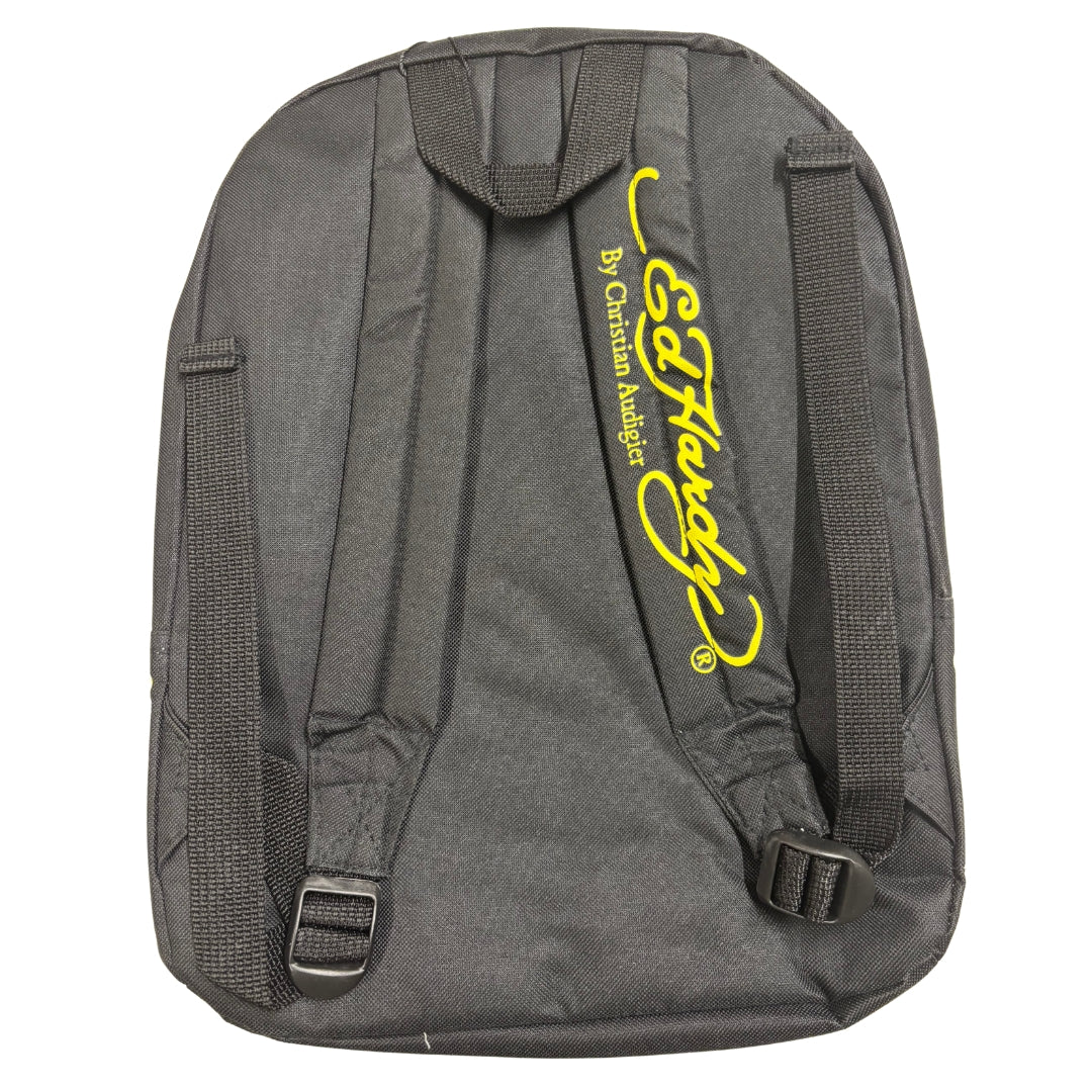 Ed Hardy Black Backpack Eternal Love Kids Bag
