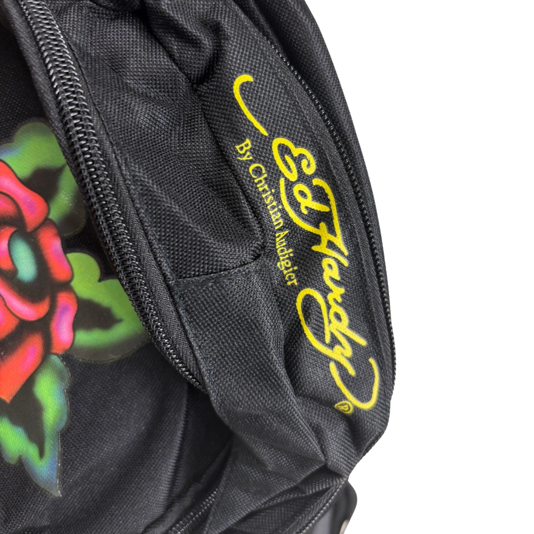 Ed Hardy Black Backpack Eternal Love Kids Bag