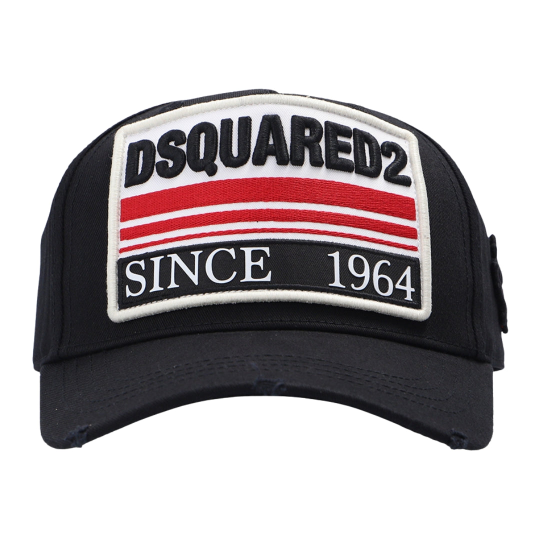 Dsquared2 Since 1964 Embroidered Logo Black Cap