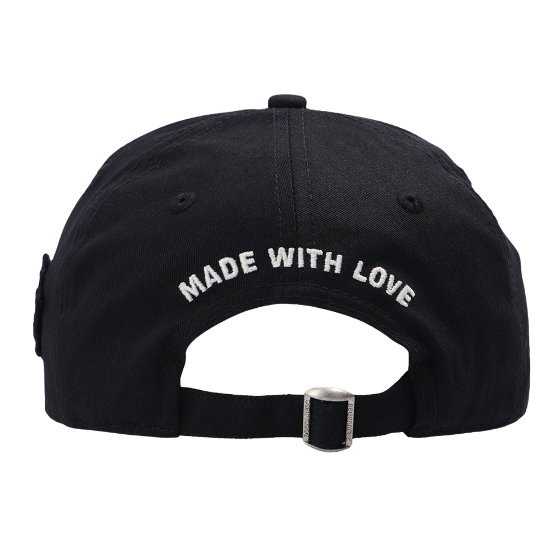Dsquared2 Since 1964 Embroidered Logo Black Cap