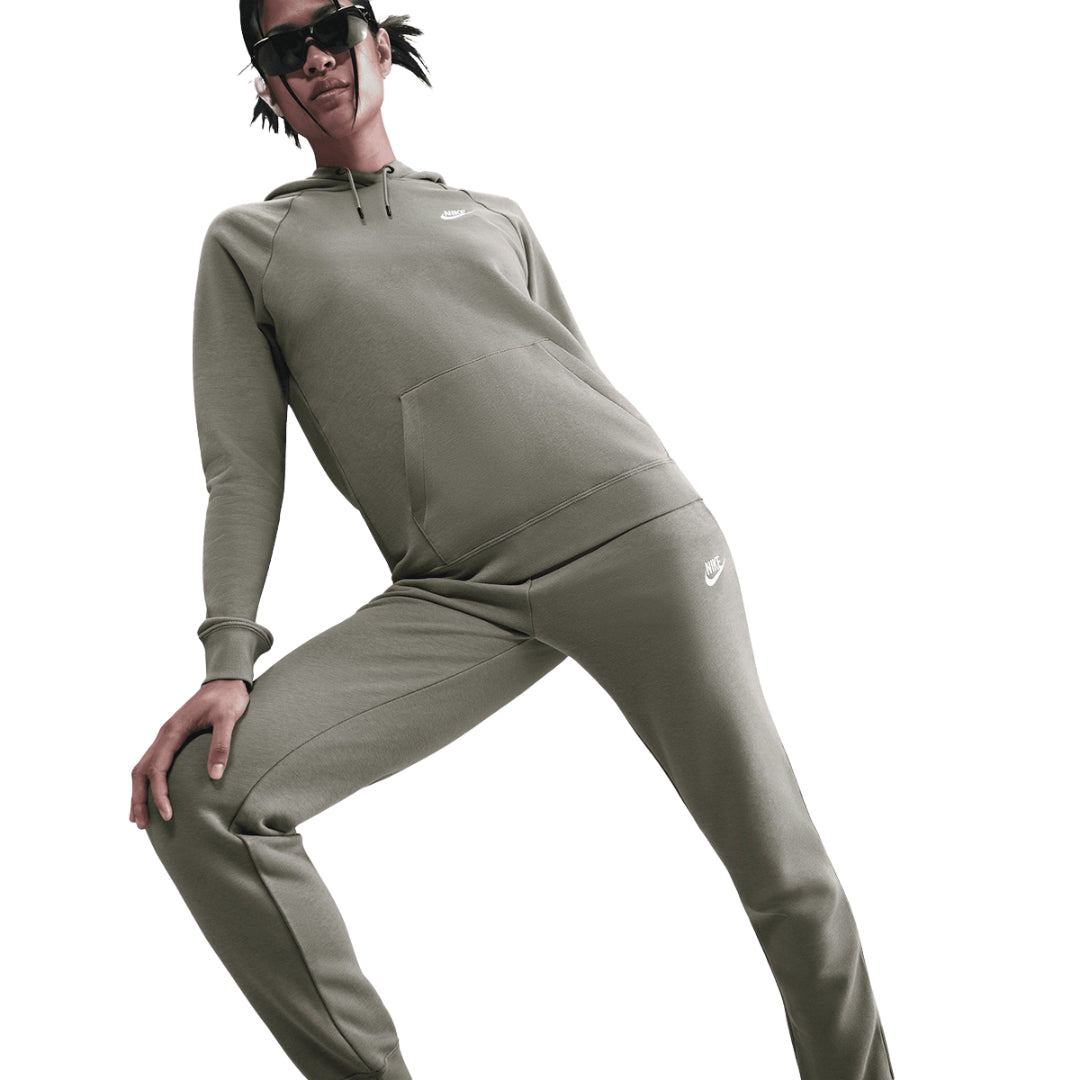 Nike Sportswear Essential Fleece Green Sweatpants XS