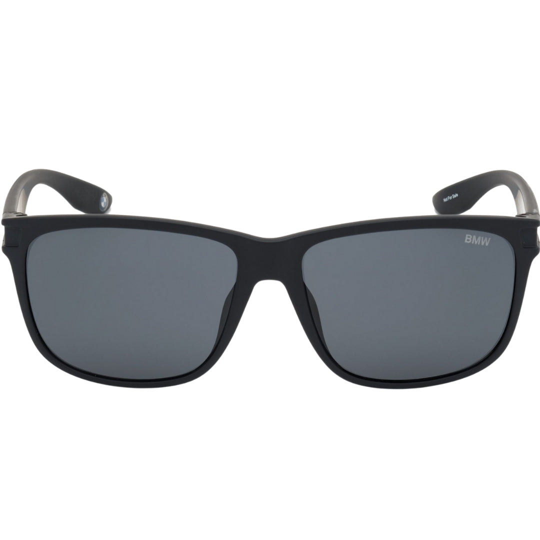BMW Matte Black Framed Smoke Polarised Lensed Sunglasses