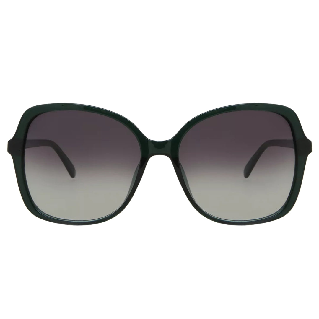 Calvin Klein Milky Emerald Frame Grey Gradient Lens Sunglasses