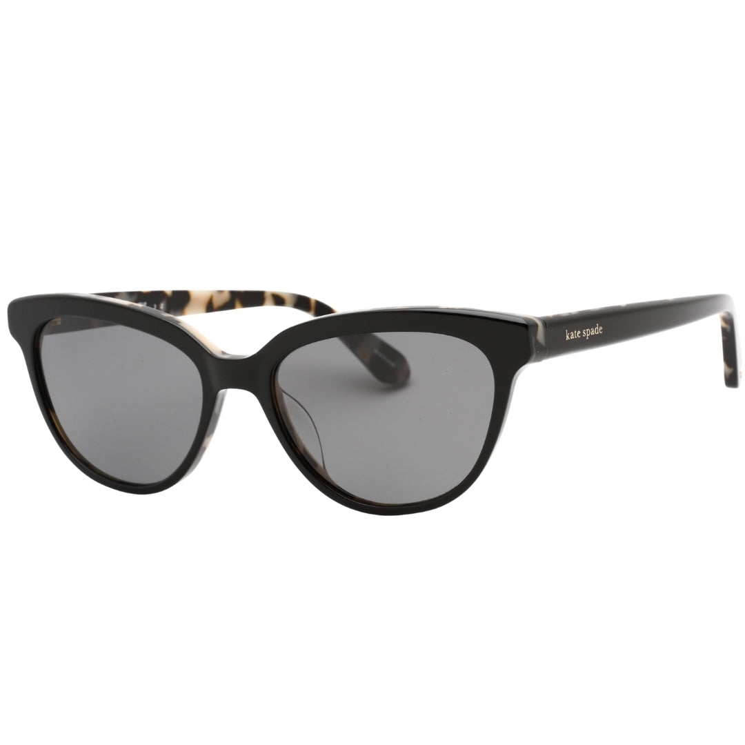 Kate Spade Cayenne/S Grey Polarized Lens Black Sunglasses