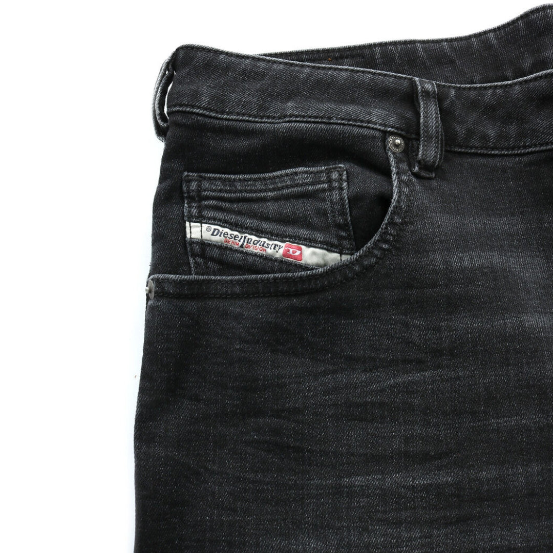 Diesel D-Yennox Faded Black Denim Pants