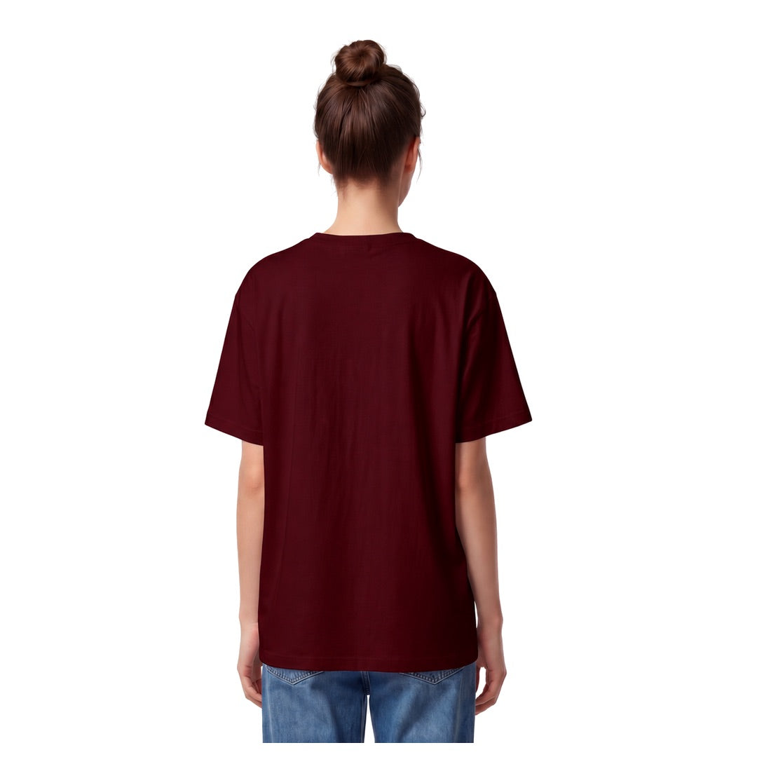 By Lanvin Printed Central Logo Burgundy T-Shirt XS