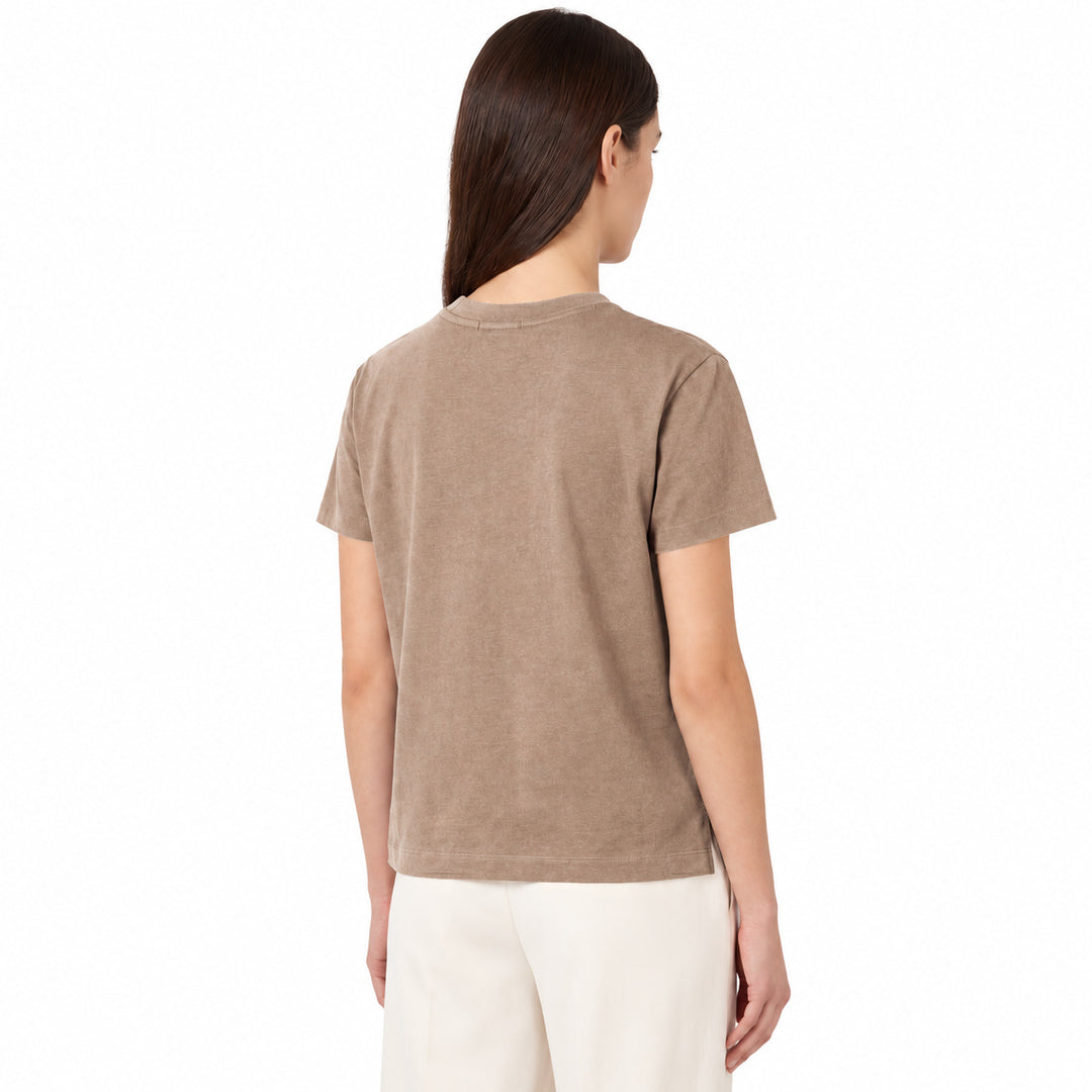 By Lanvin Small Signature Logo Taupe T-Shirt
