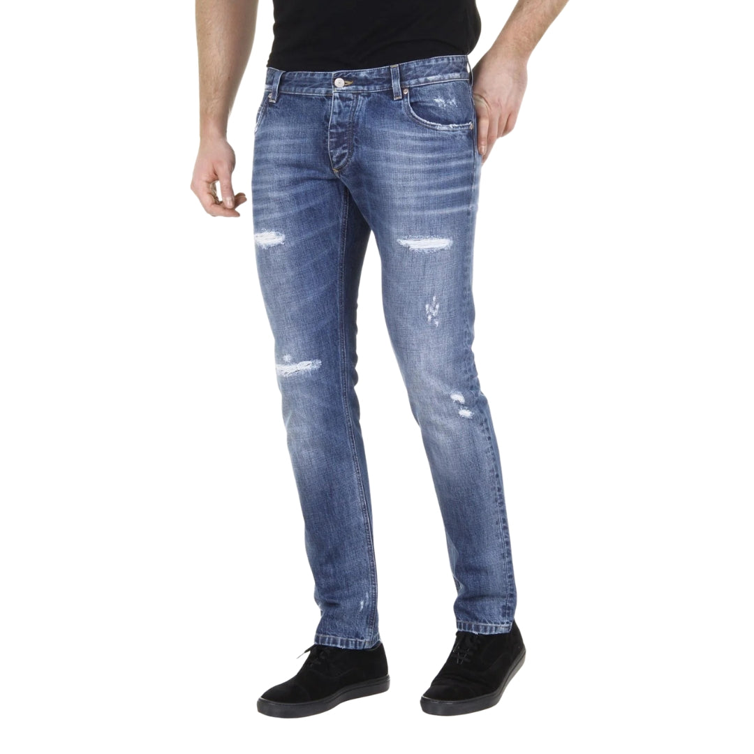 Dolce & Gabbana Blue Ripped Jeans