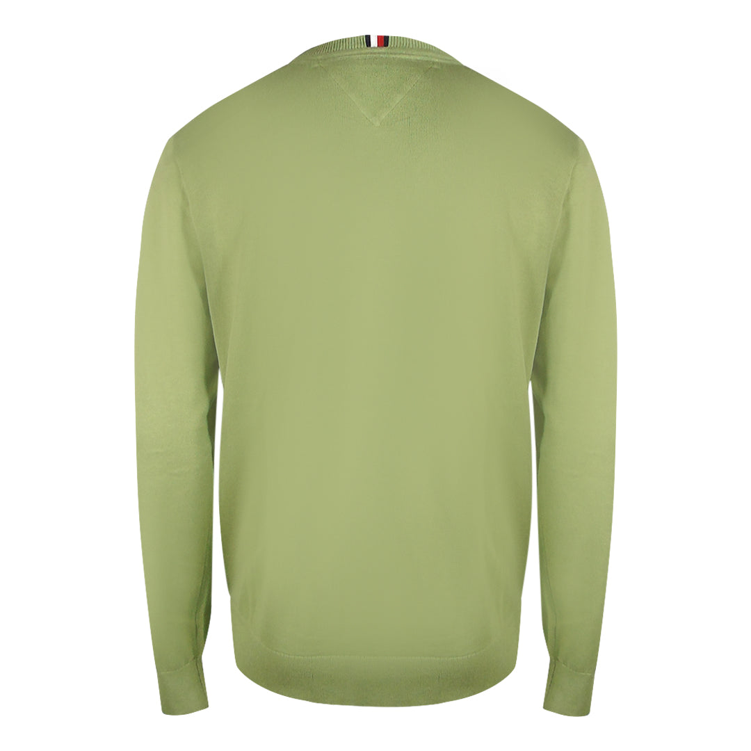 Tommy Hilfiger Faded Olive Green Crewneck Sweatshirt