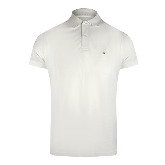 Tommy Hilfiger Weathered White Polo Shirt