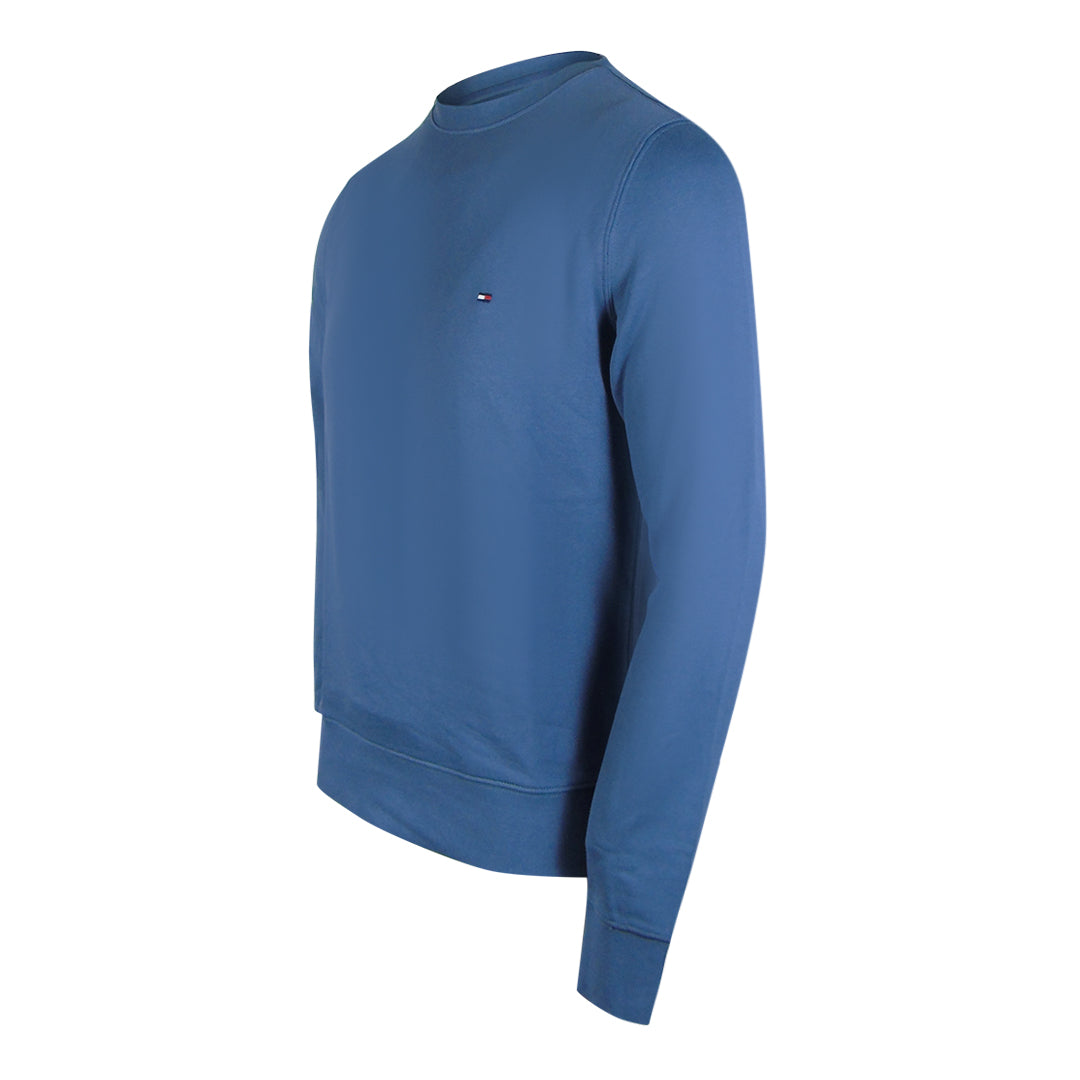 Tommy Hilfiger Faded Indigo Blue Crewneck Sweatshirt