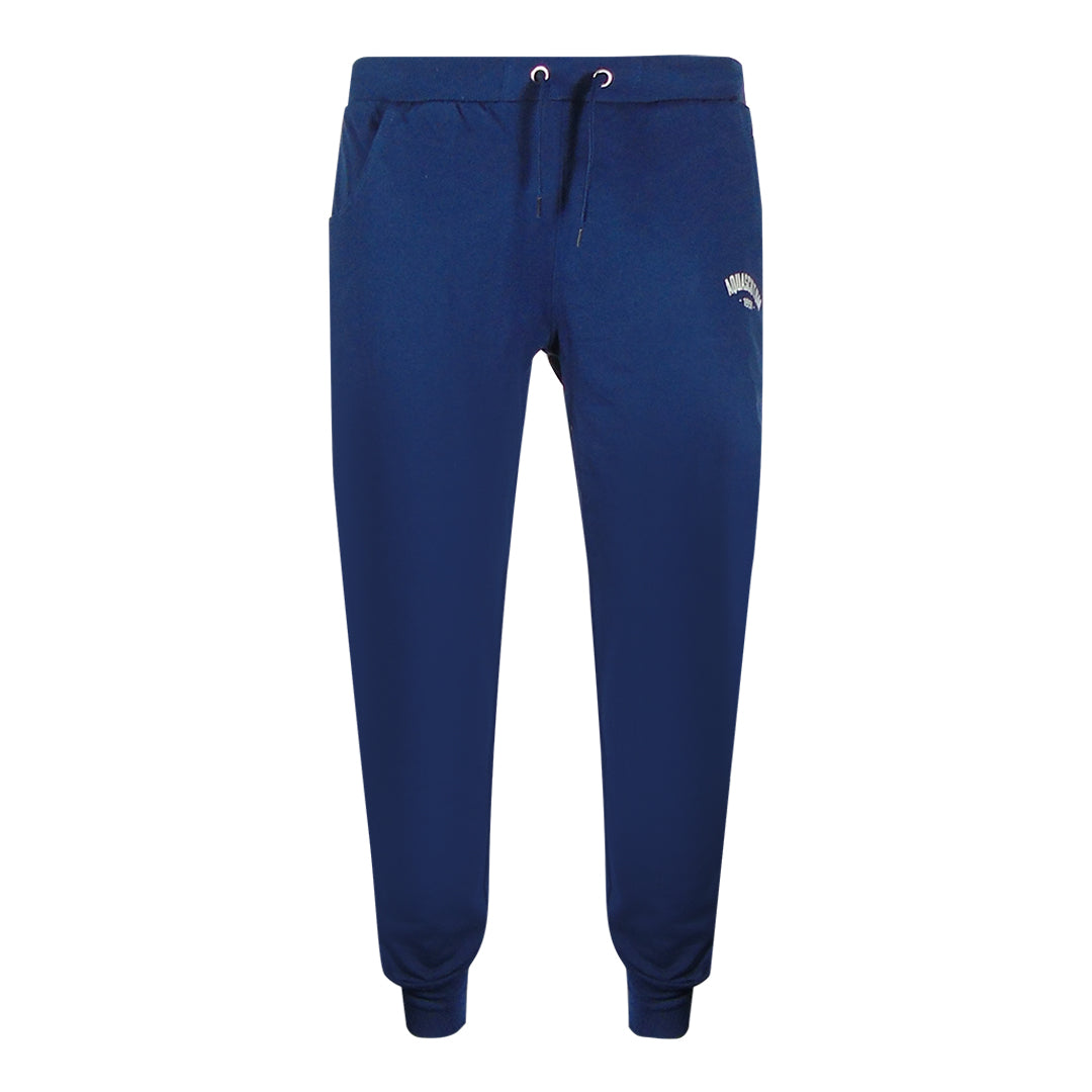 Aquascutum Old School Crewneck Navy Blue Track Pants Set