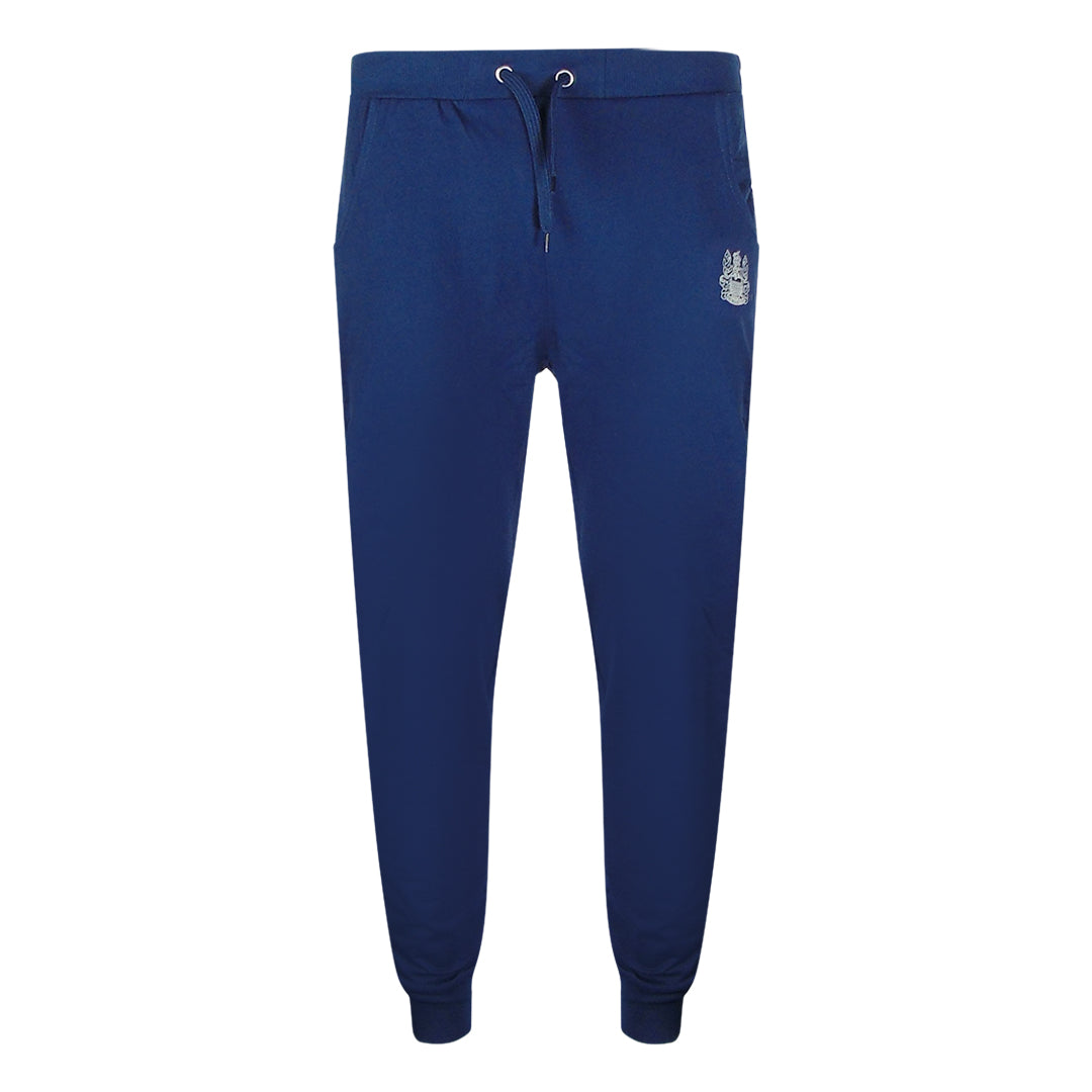 Aquascutum Iconic Crest Navy Blue Crew Neck Tracksuit Set