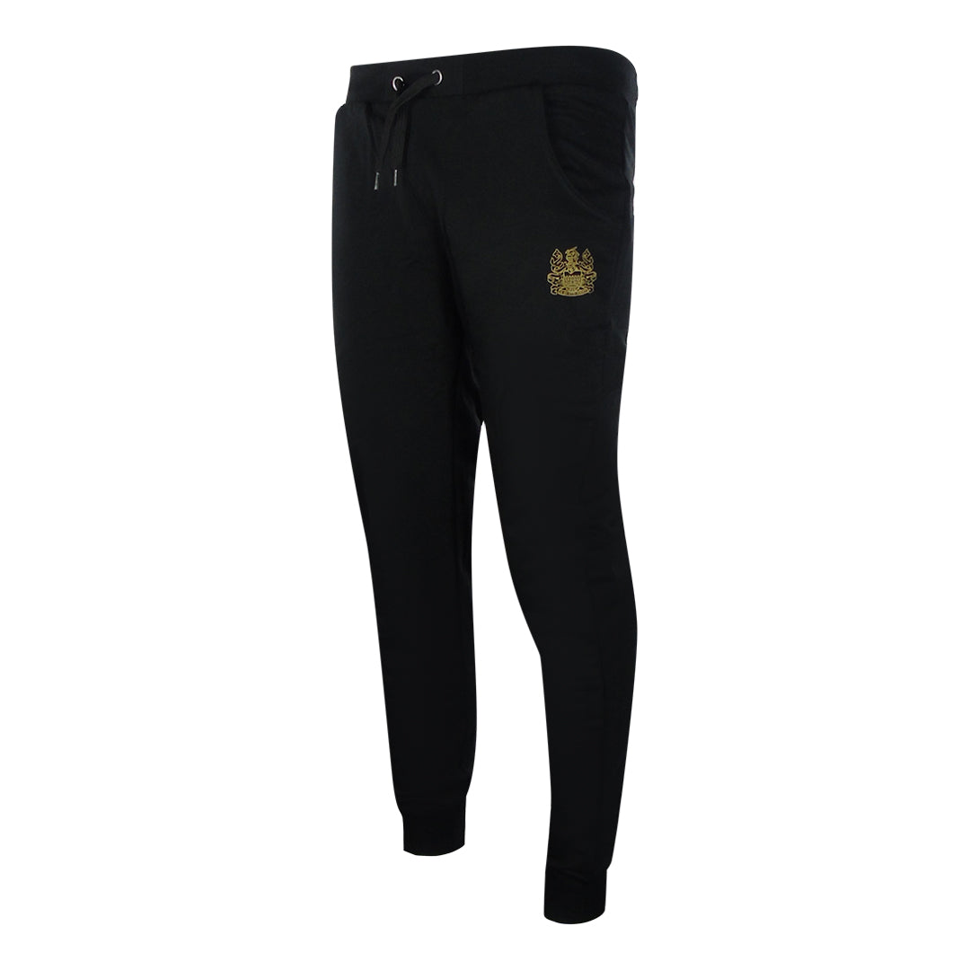 Aquascutum Iconic Crest Black Crewneck Track Set
