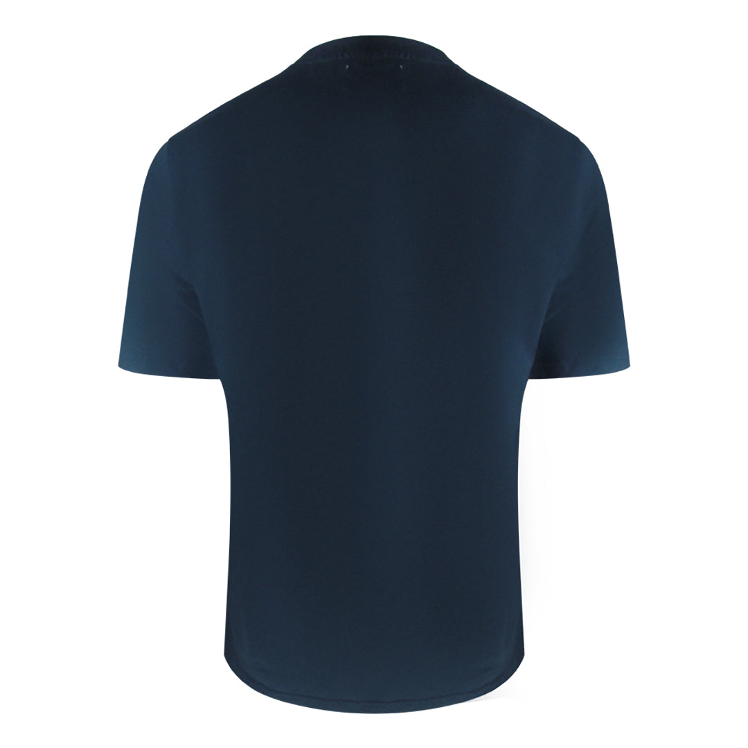 Aquascutum Active Club Check Pocket T-Shirt Navy Blue