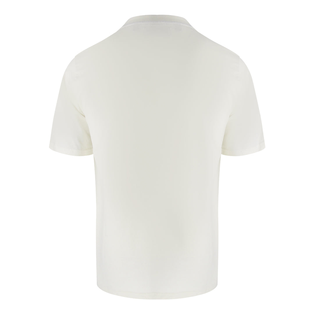 Aquascutum Active Club Check Pocket T-Shirt Old White