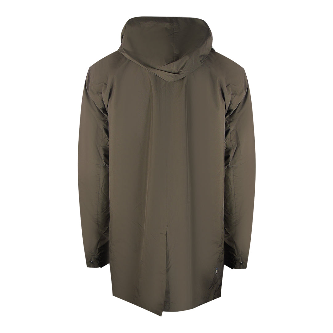 Aquascutum Active Rlg Packable Trench Brown Parka Jacket